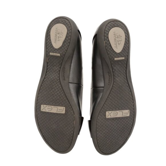 Life Stride Velocity Women’s 11M Black Flats Memory Foam Shoes Slip Ons Flex - Picture 6 of 7